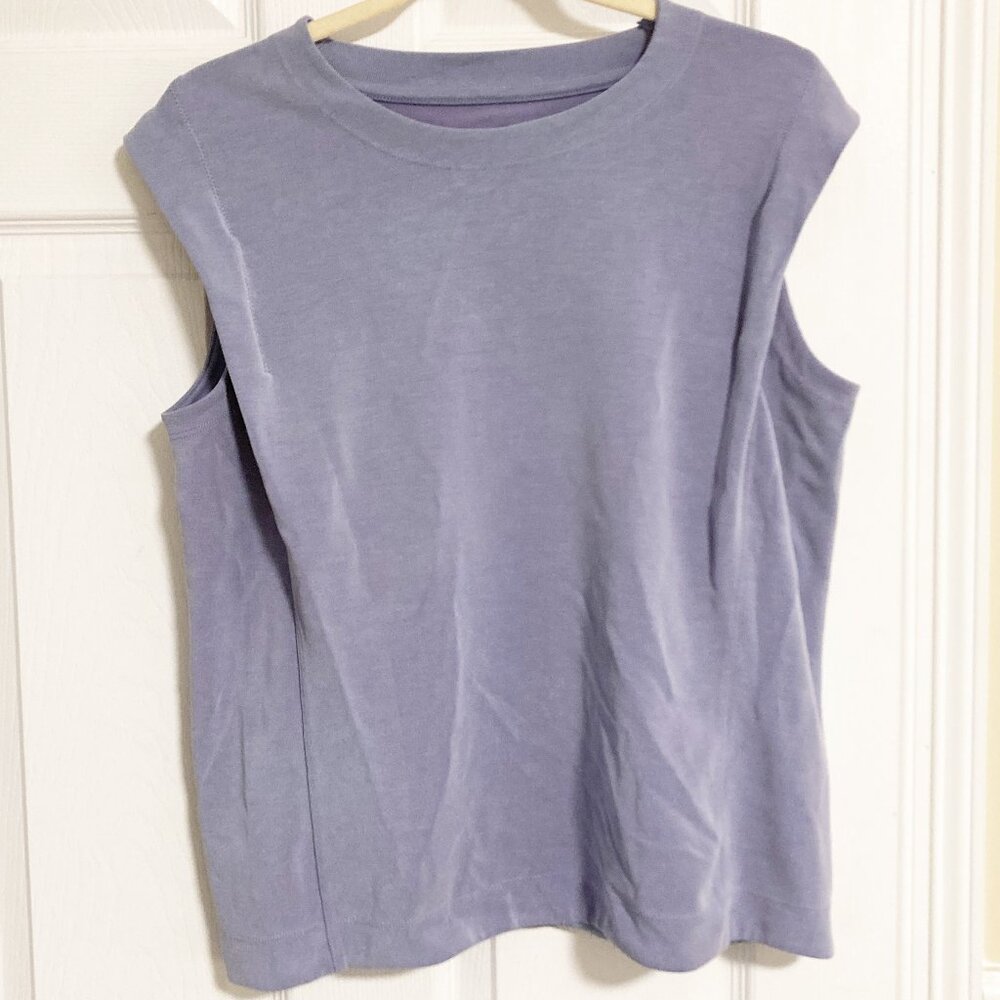 Athleta Seasoft Muscle Tank Sweatshirt Size M
